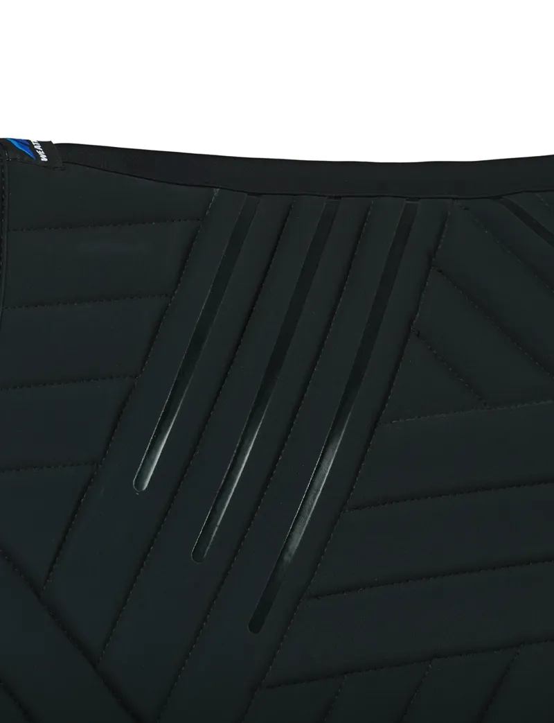 WeatherBeeta Softshell Pro Grip Dressage Saddle Pad - Black-5
