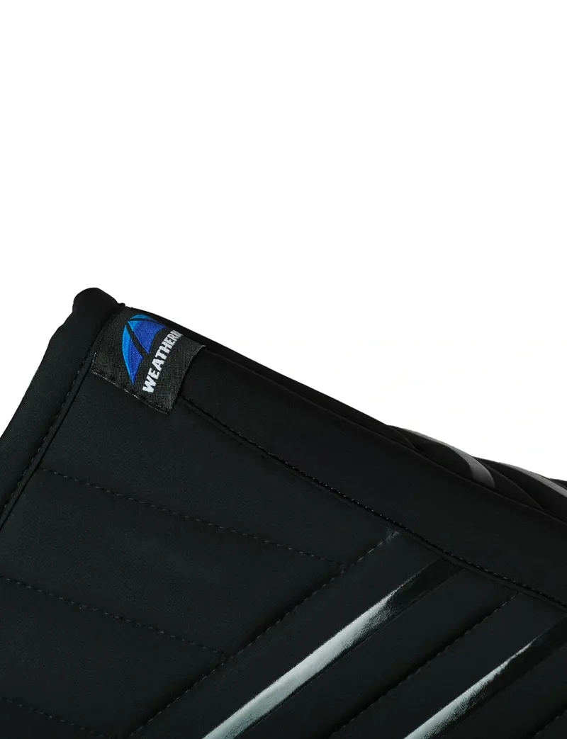 WeatherBeeta Softshell Pro Grip Dressage Saddle Pad - Black-6