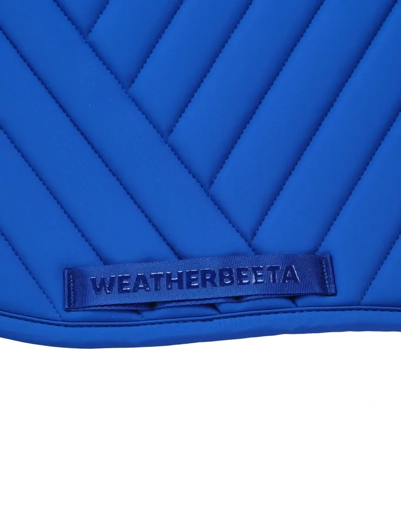 WeatherBeeta Softshell Pro Grip Dressage Saddle Pad - Cobalt-9