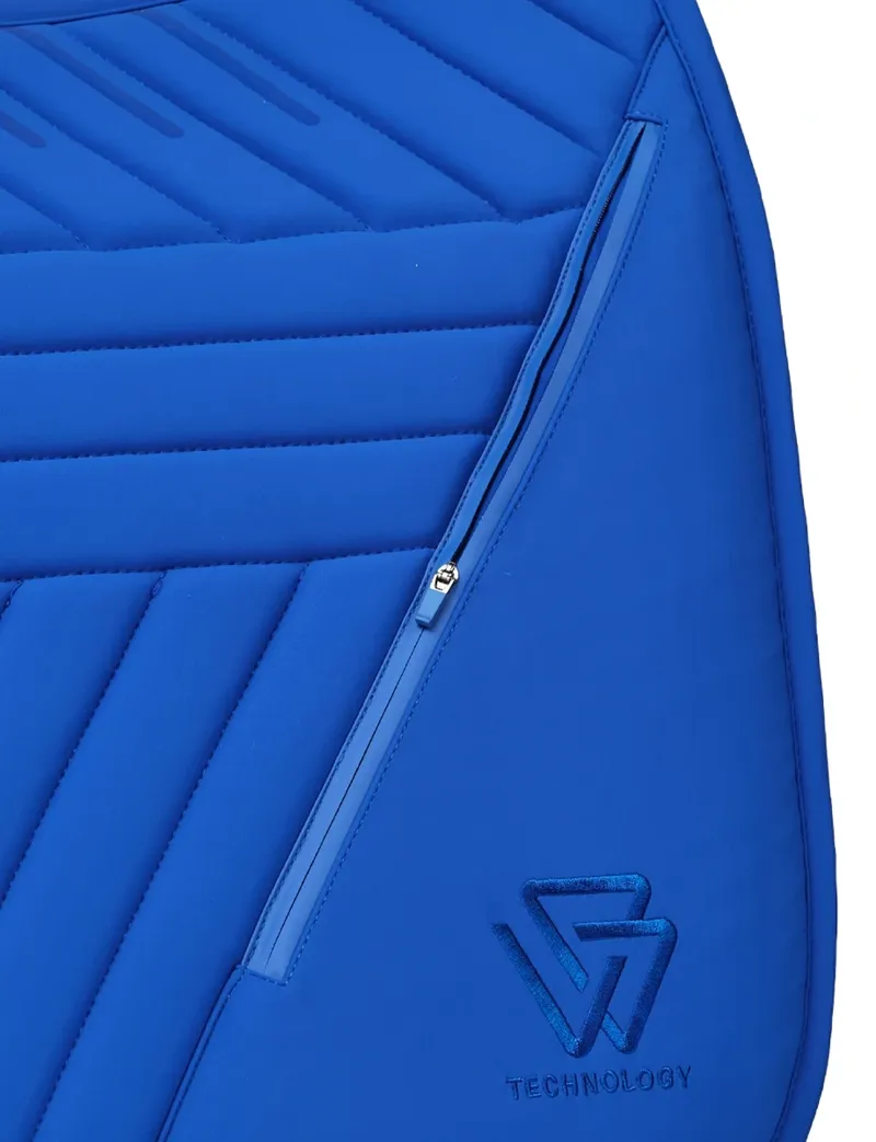 WeatherBeeta Softshell Pro Grip Dressage Saddle Pad - Cobalt-7