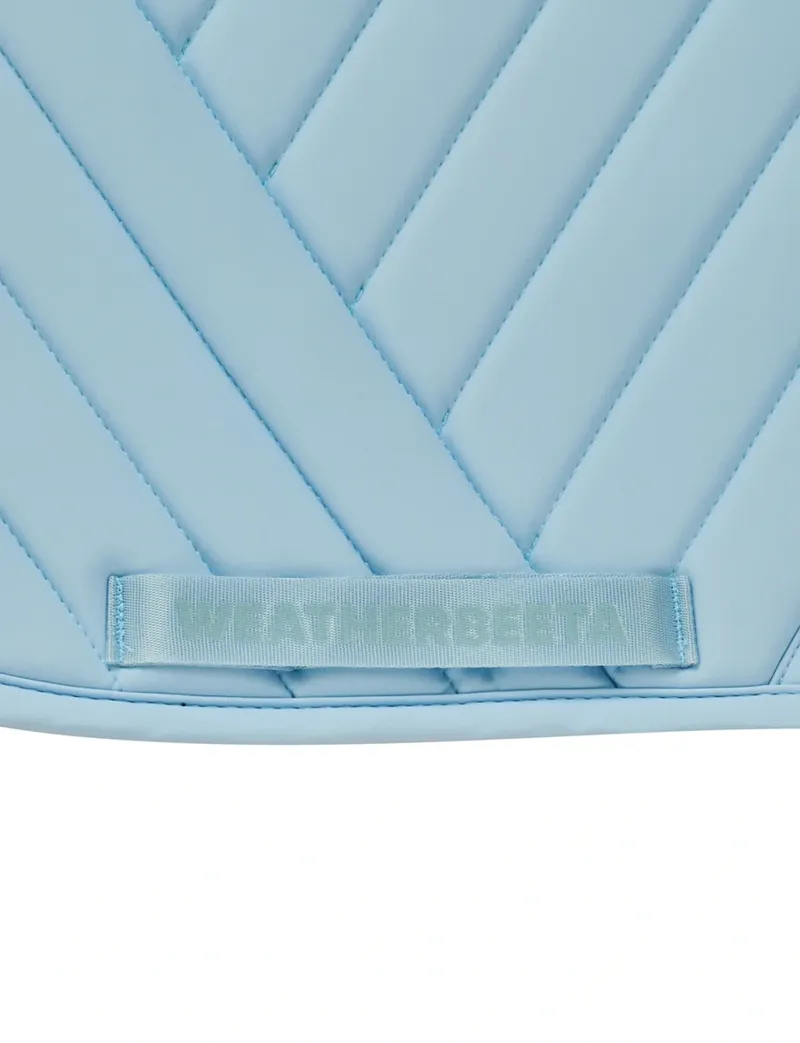 WeatherBeeta Softshell Pro Grip Dressage Saddle Pad - Mist Blue-5