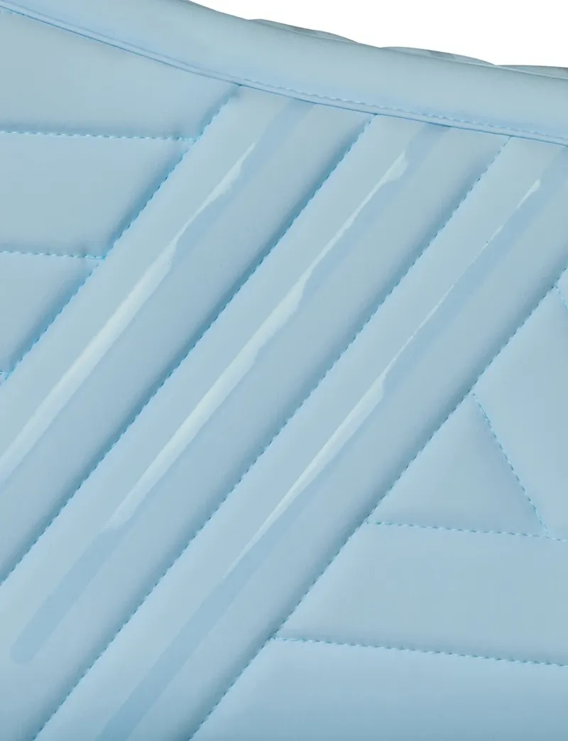 WeatherBeeta Softshell Pro Grip Dressage Saddle Pad - Mist Blue-4