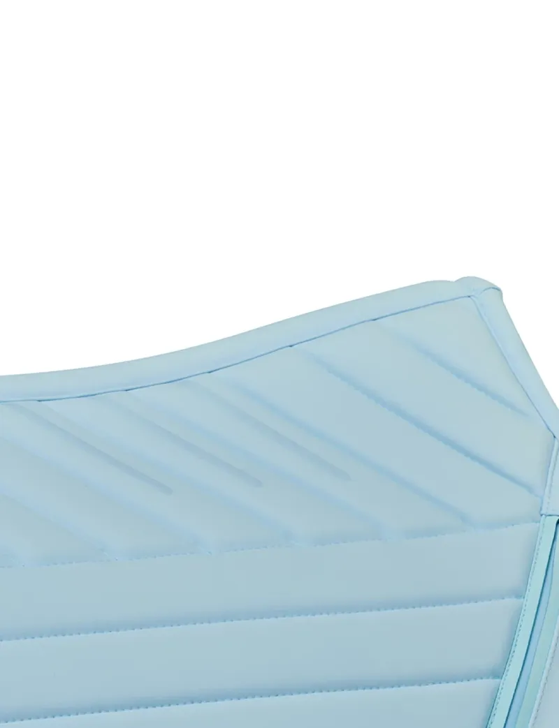 WeatherBeeta Softshell Pro Grip Dressage Saddle Pad - Mist Blue-6