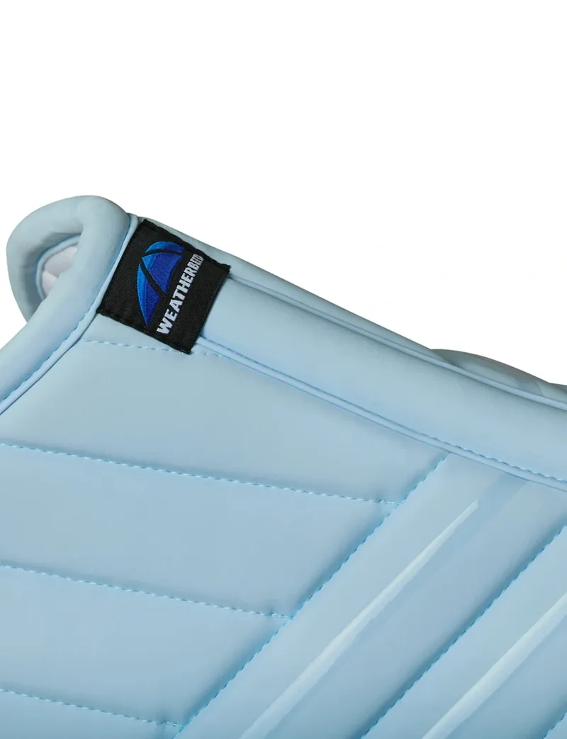 WeatherBeeta Softshell Pro Grip Dressage Saddle Pad - Mist Blue-7