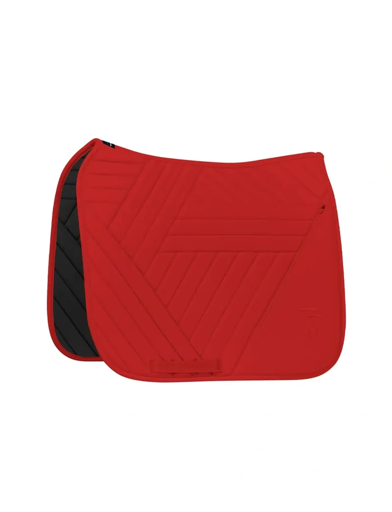 WeatherBeeta Softshell Pro Grip Dressage Saddle Pad - Red