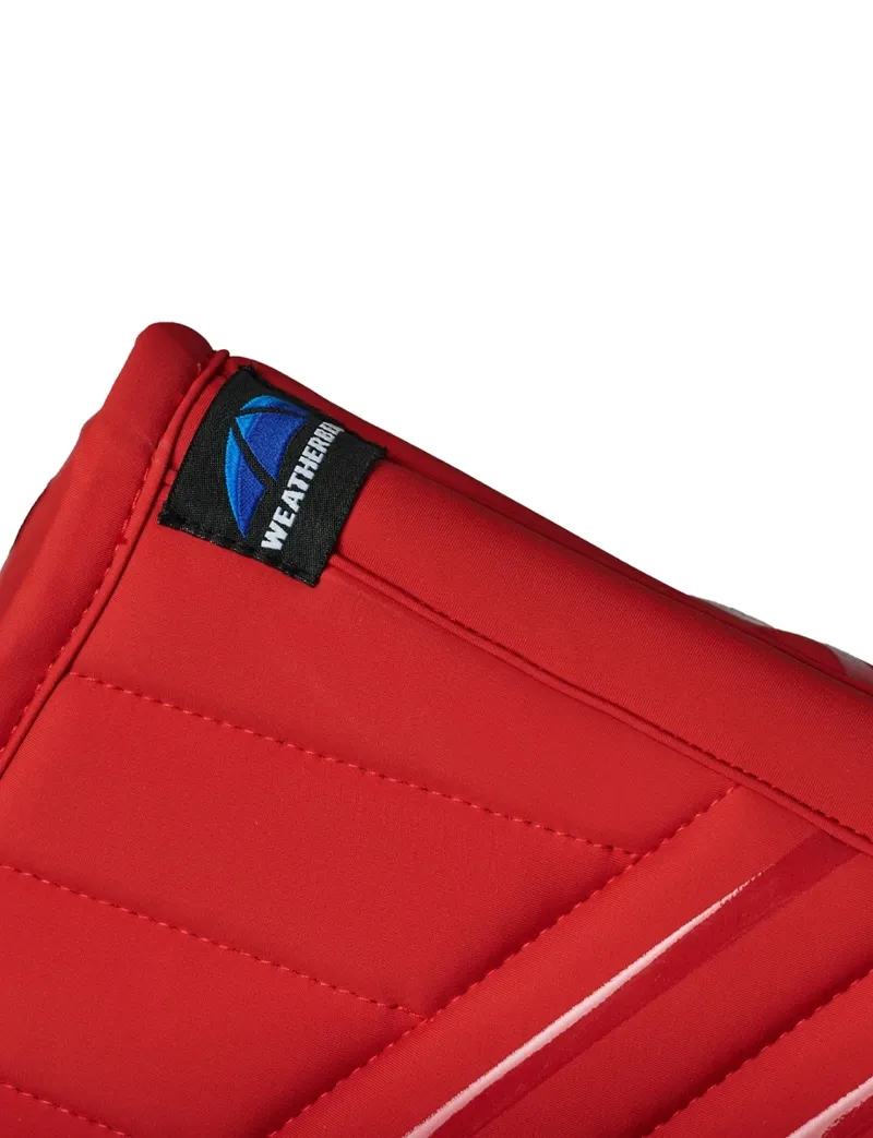 WeatherBeeta Softshell Pro Grip Dressage Saddle Pad - Red-4