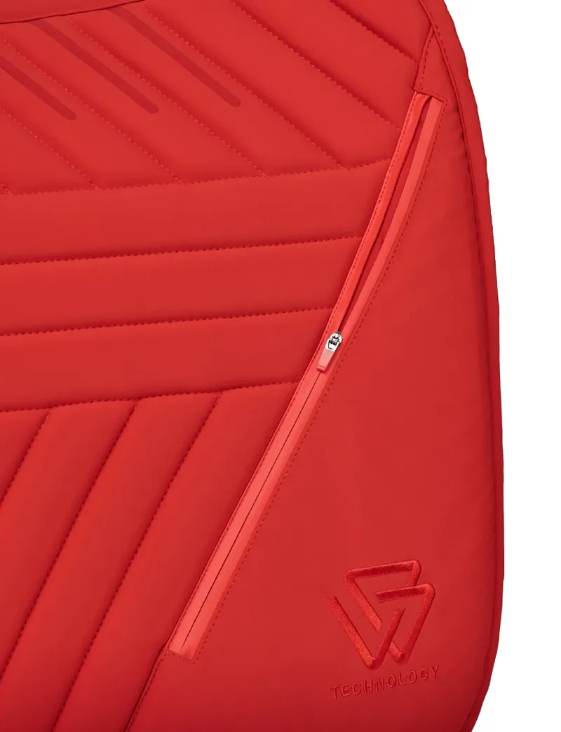 WeatherBeeta Softshell Pro Grip Dressage Saddle Pad - Red-3