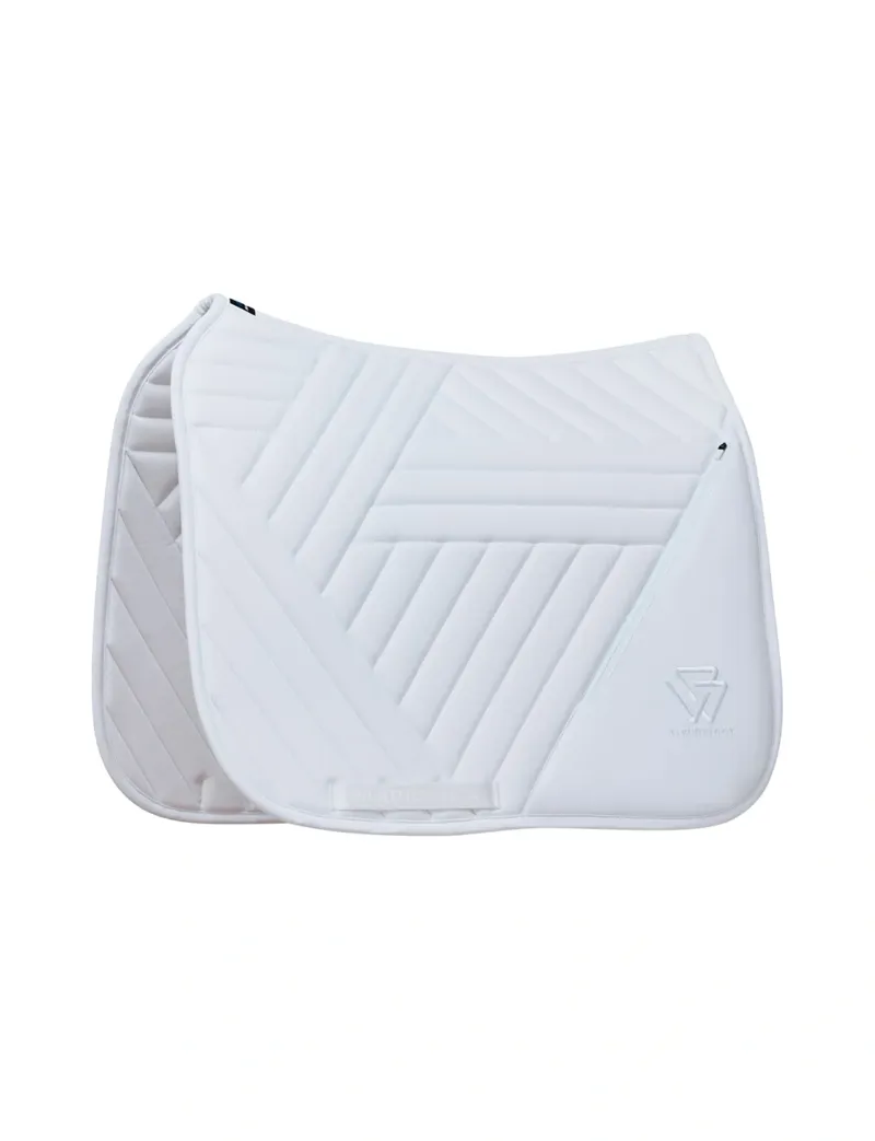 WeatherBeeta Softshell Pro Grip Dressage Saddle Pad - White