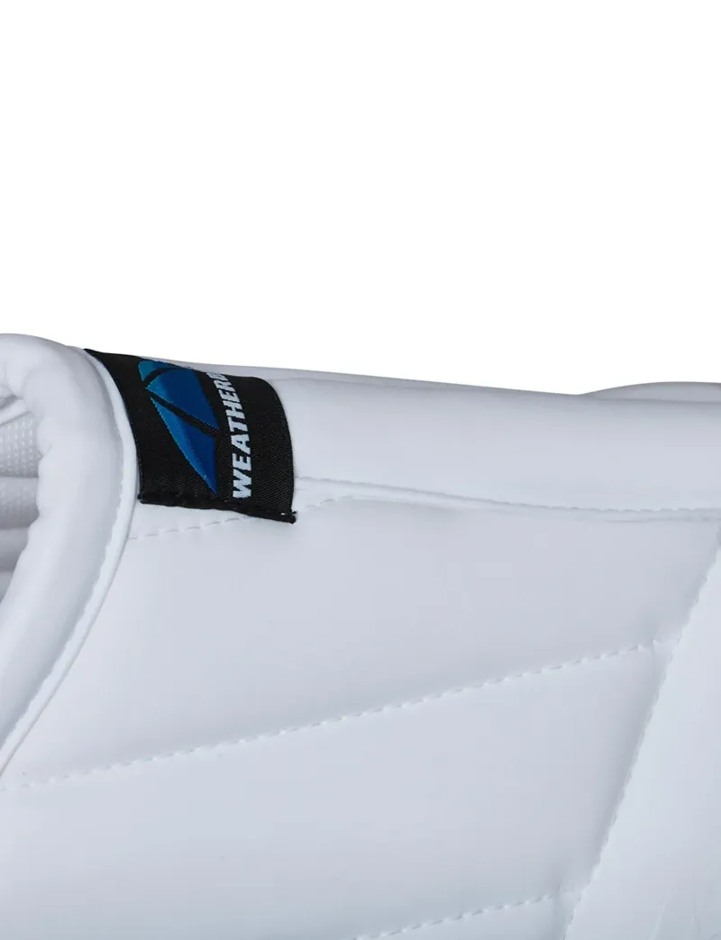 WeatherBeeta Softshell Pro Grip Dressage Saddle Pad - White-2