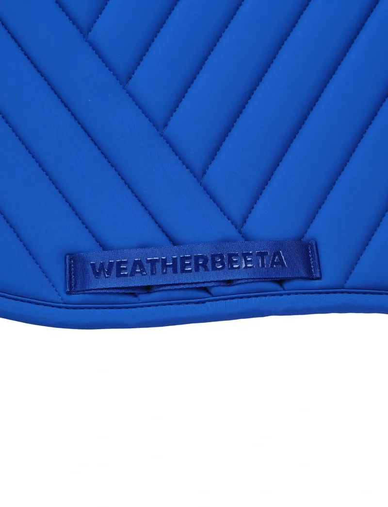 WeatherBeeta Softshell Pro Grip Euro Jump Saddle Pad - Cobalt-2