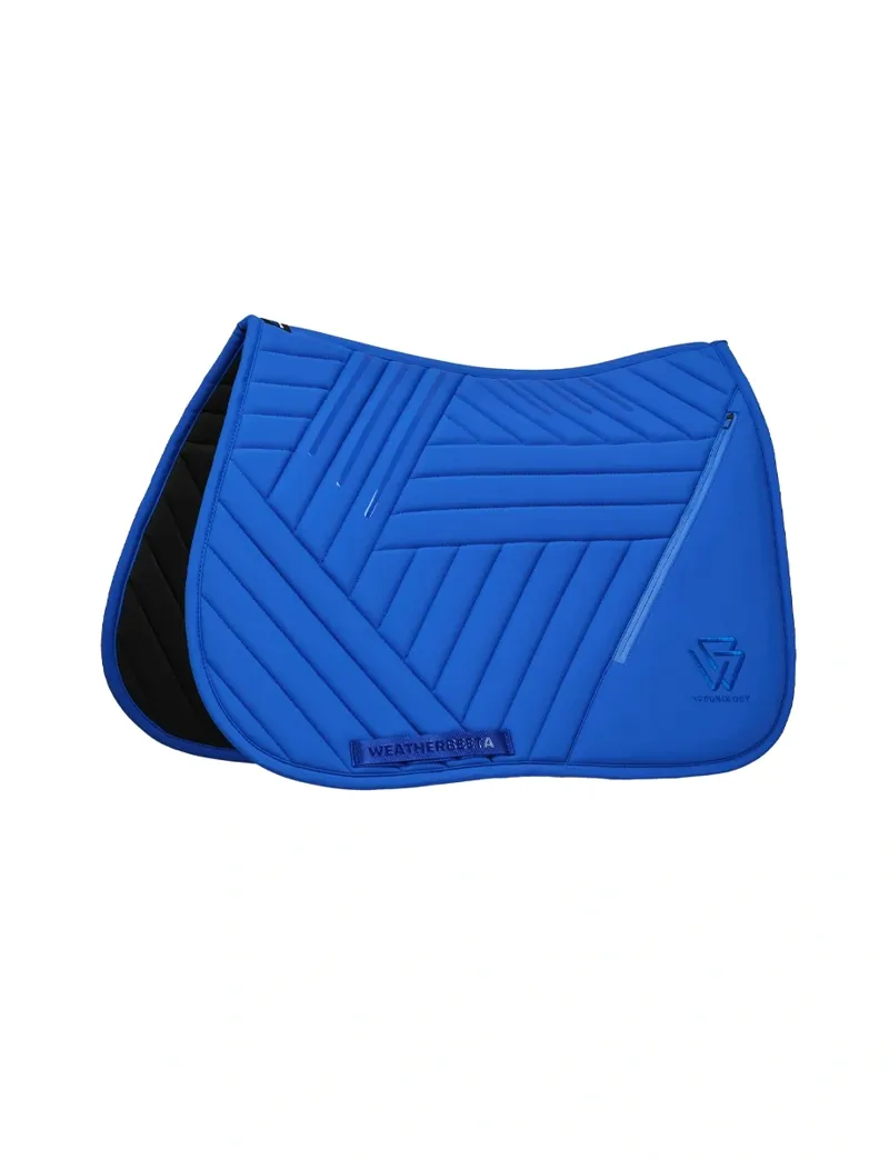 WeatherBeeta Softshell Pro Grip Euro Jump Saddle Pad - Cobalt