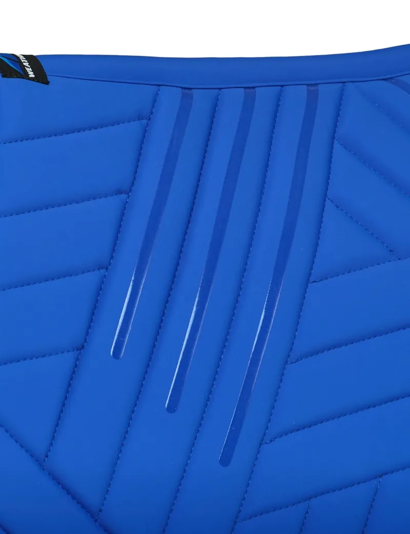 WeatherBeeta Softshell Pro Grip Euro Jump Saddle Pad - Cobalt-3
