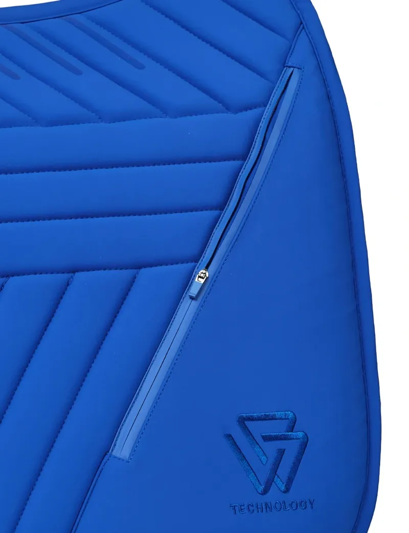 WeatherBeeta Softshell Pro Grip Euro Jump Saddle Pad - Cobalt-4