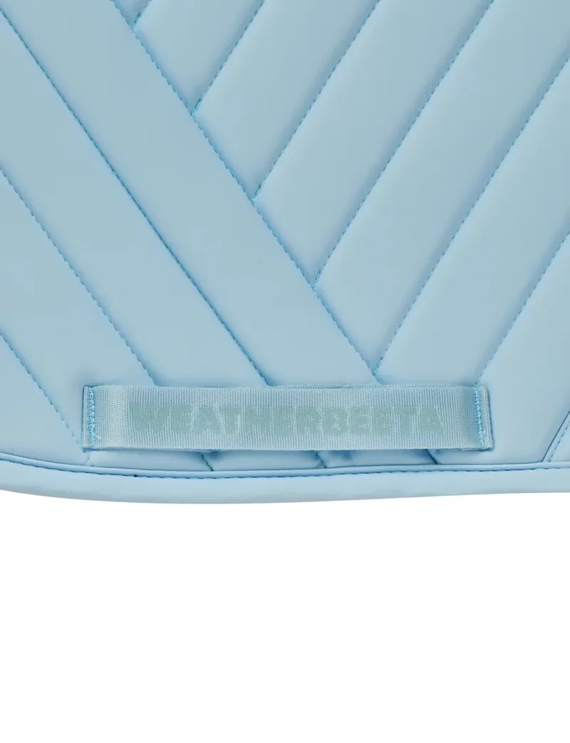 WeatherBeeta Softshell Pro Grip Euro Jump Saddle Pad - Mist Blue-4