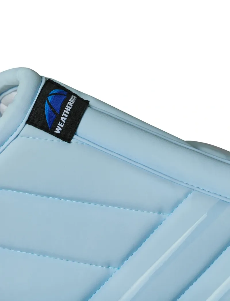 WeatherBeeta Softshell Pro Grip Euro Jump Saddle Pad - Mist Blue-6
