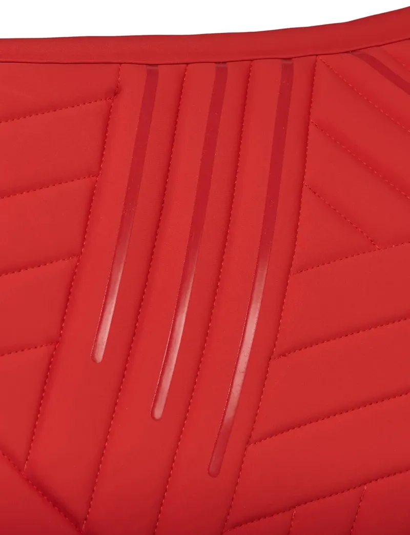 WeatherBeeta Softshell Pro Grip Euro Jump Saddle Pad - Red-4
