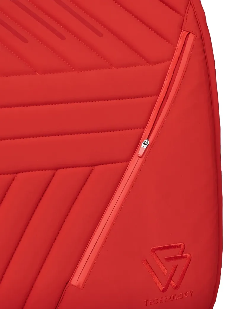 WeatherBeeta Softshell Pro Grip Euro Jump Saddle Pad - Red-3