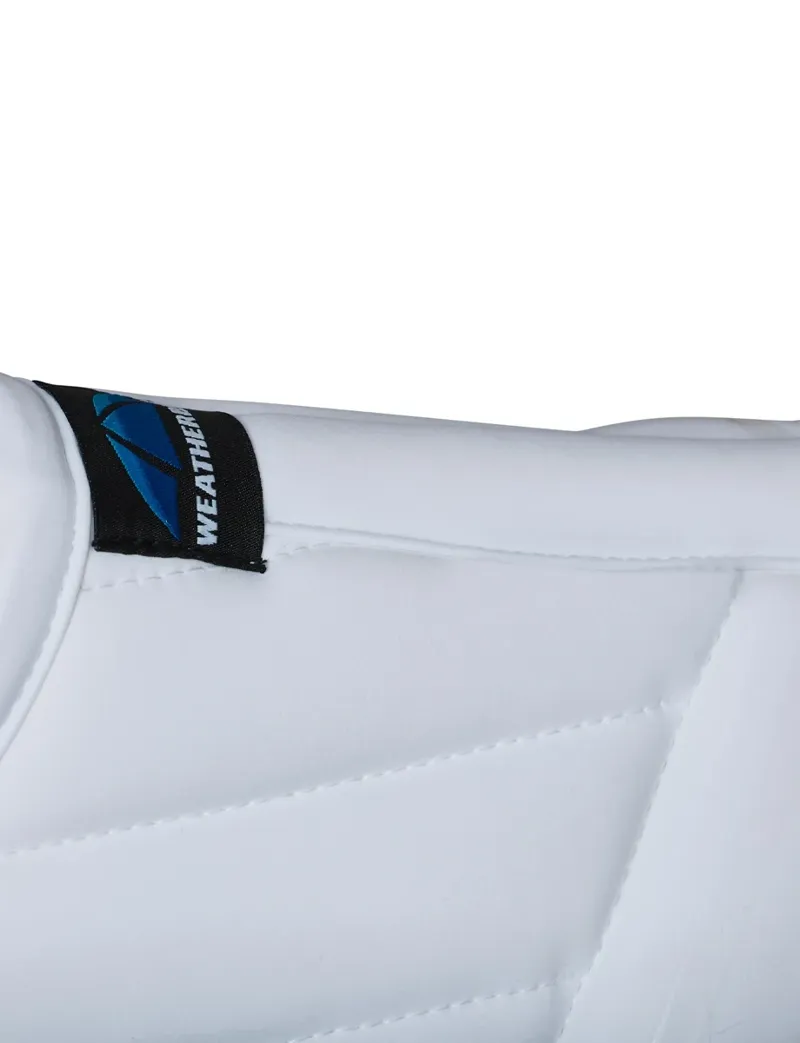 WeatherBeeta Softshell Pro Grip Euro Jump Saddle Pad - White-5
