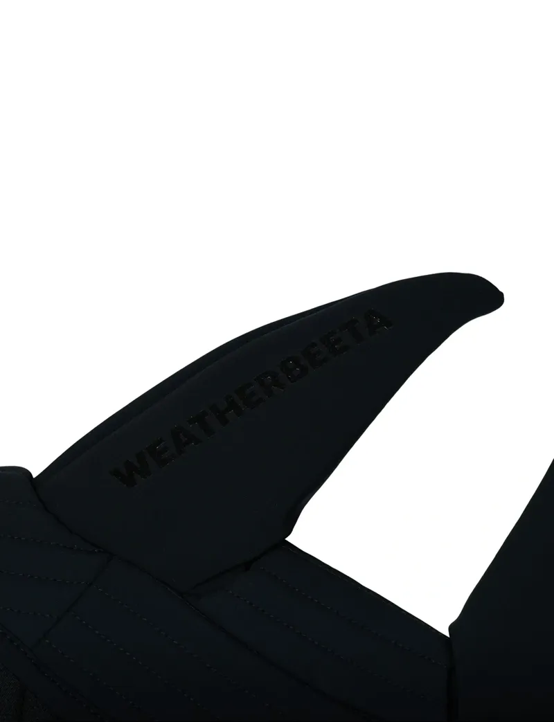 WeatherBeeta Softshell Quilted Ear Bonnet - Black-2