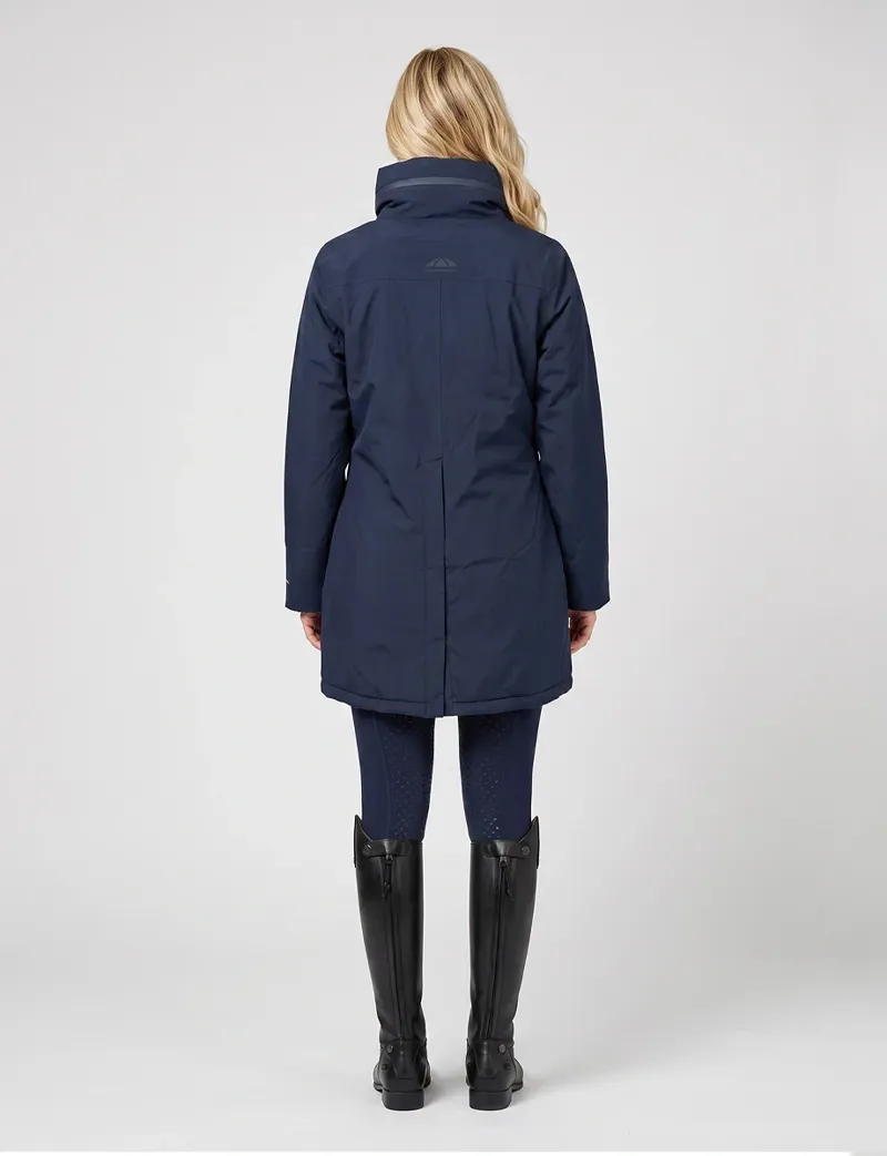 WeatherBeeta Ladies Essential Waterproof Insulated Riding Jacket - Navy-1