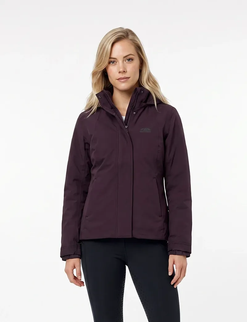 WeatherBeeta Ladies Protect Waterproof Insulated Riding Jacket - Blackberry 