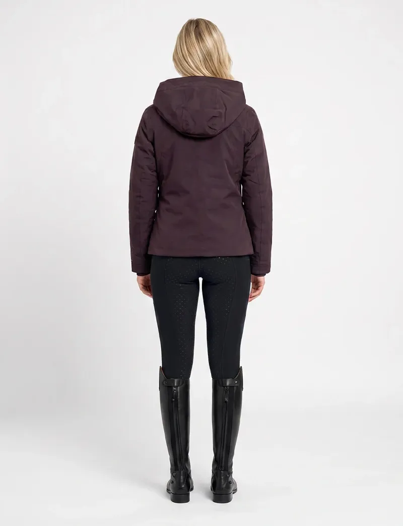 WeatherBeeta Ladies Protect Waterproof Insulated Riding Jacket - Blackberry -1