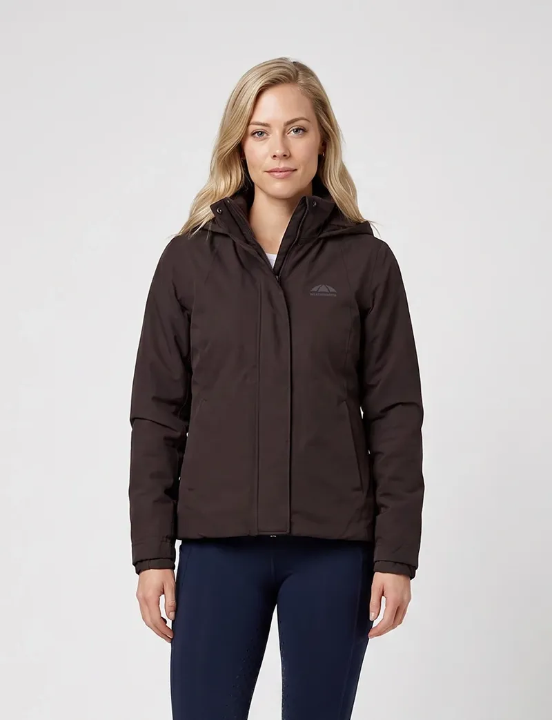 WeatherBeeta Ladies Protect Waterproof Insulated Riding Jacket - Espresso