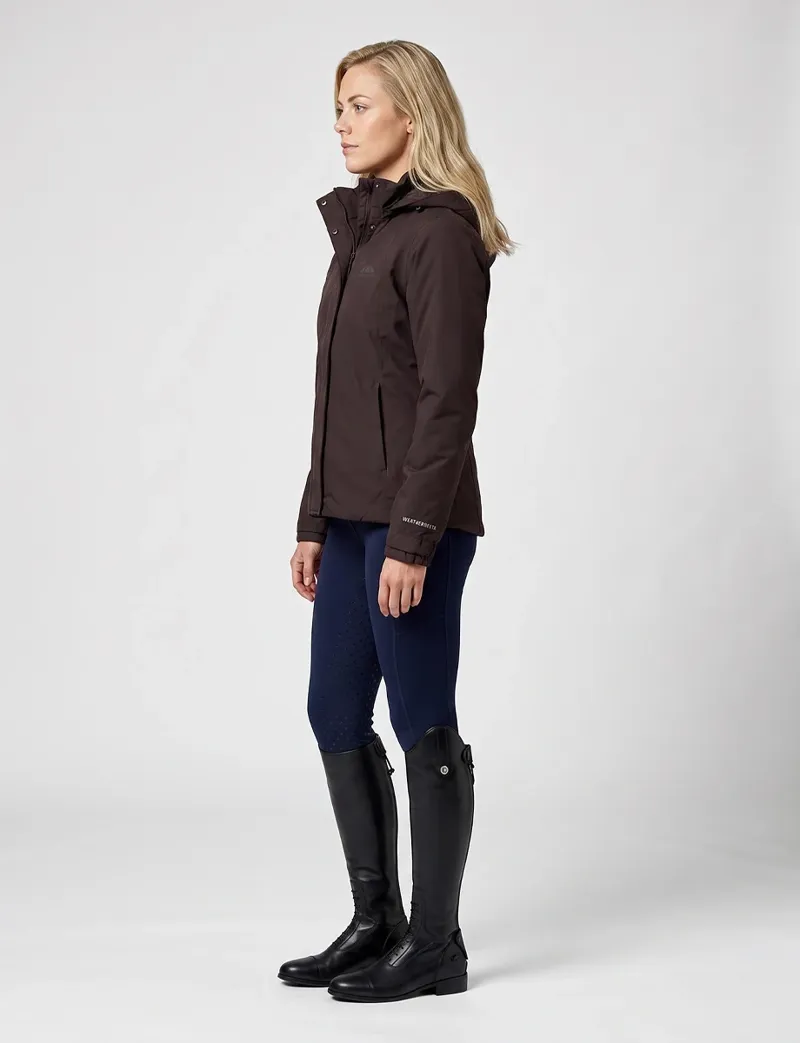 WeatherBeeta Ladies Protect Waterproof Insulated Riding Jacket - Espresso-2