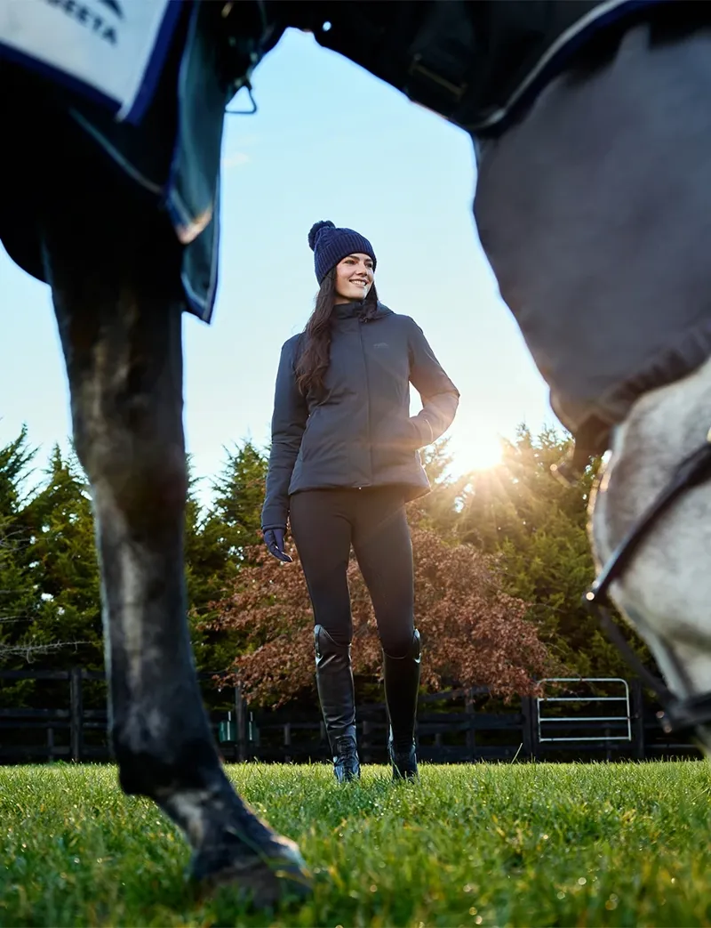 WeatherBeeta Ladies Protect Waterproof Insulated Riding Jacket - Navy-5