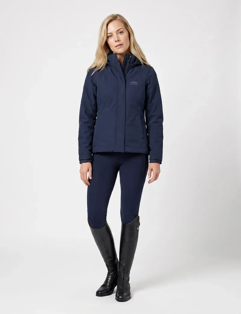 WeatherBeeta Ladies Protect Waterproof Insulated Riding Jacket - Navy-1