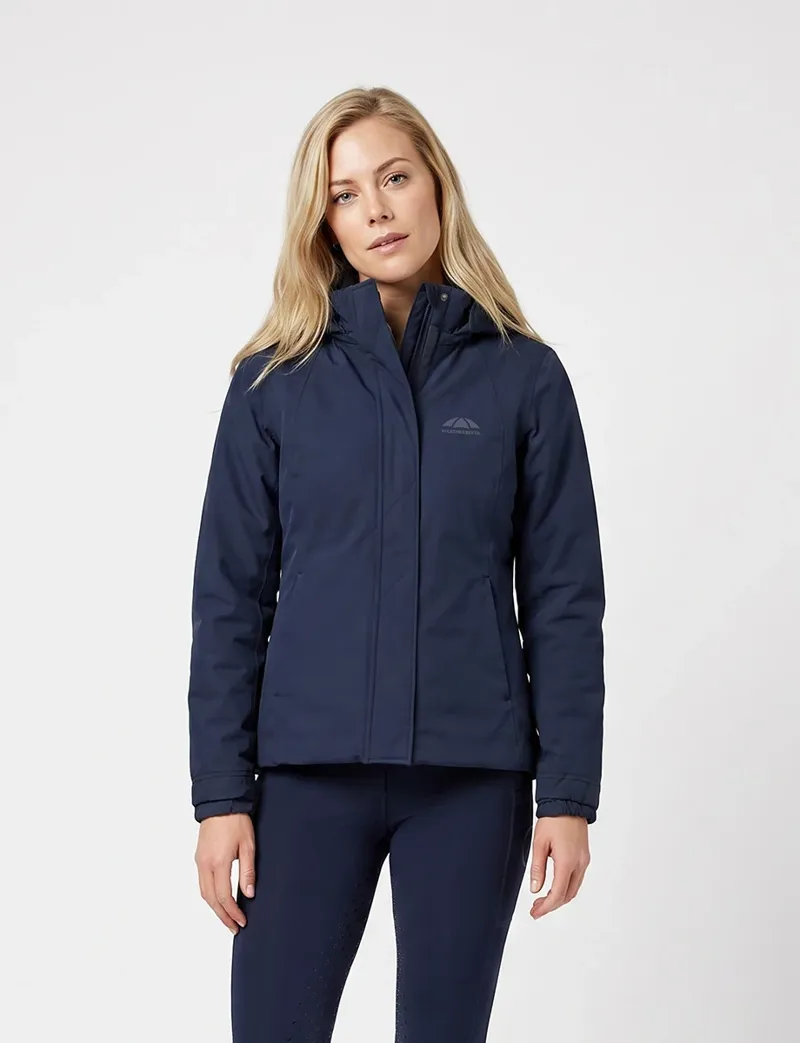WeatherBeeta Ladies Protect Waterproof Insulated Riding Jacket - Navy