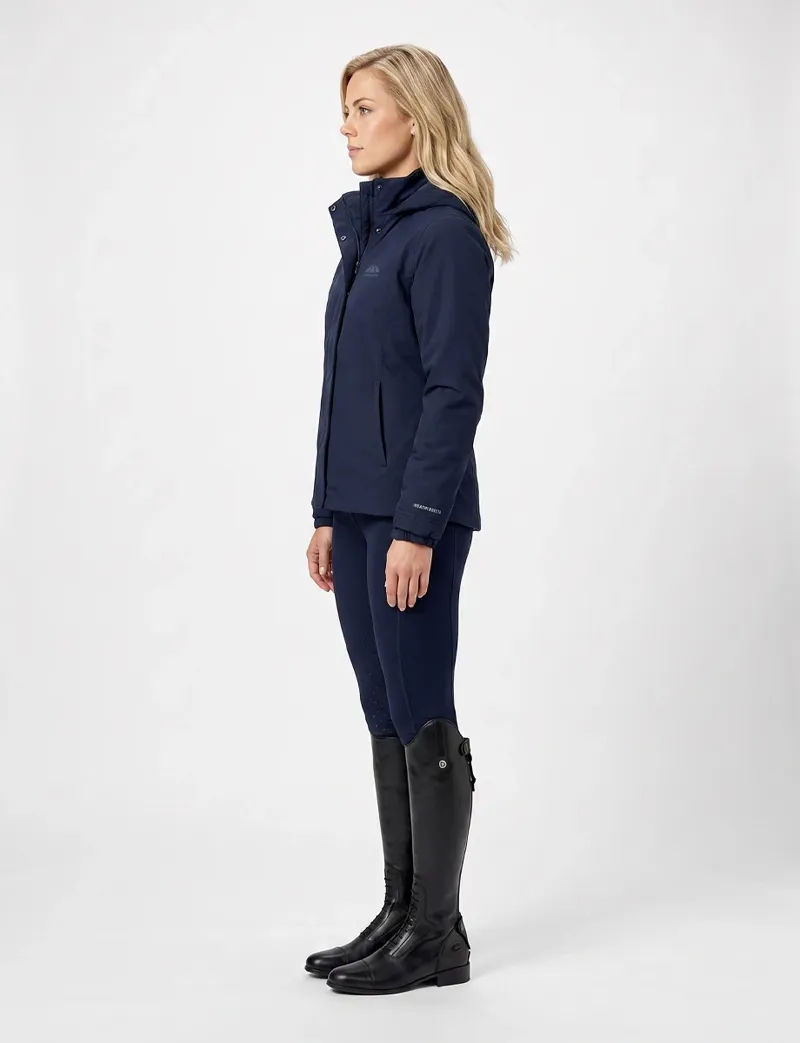 WeatherBeeta Ladies Protect Waterproof Insulated Riding Jacket - Navy-2