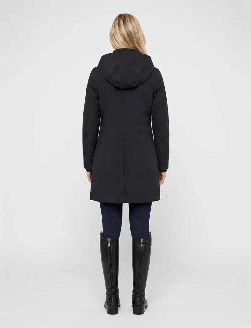 WeatherBeeta Ladies All Purpose Waterproof Insulated Longline Riding Jacket - Black-1