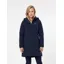 WeatherBeeta Ladies All Purpose Waterproof Insulated Longline Riding Jacket - Navy