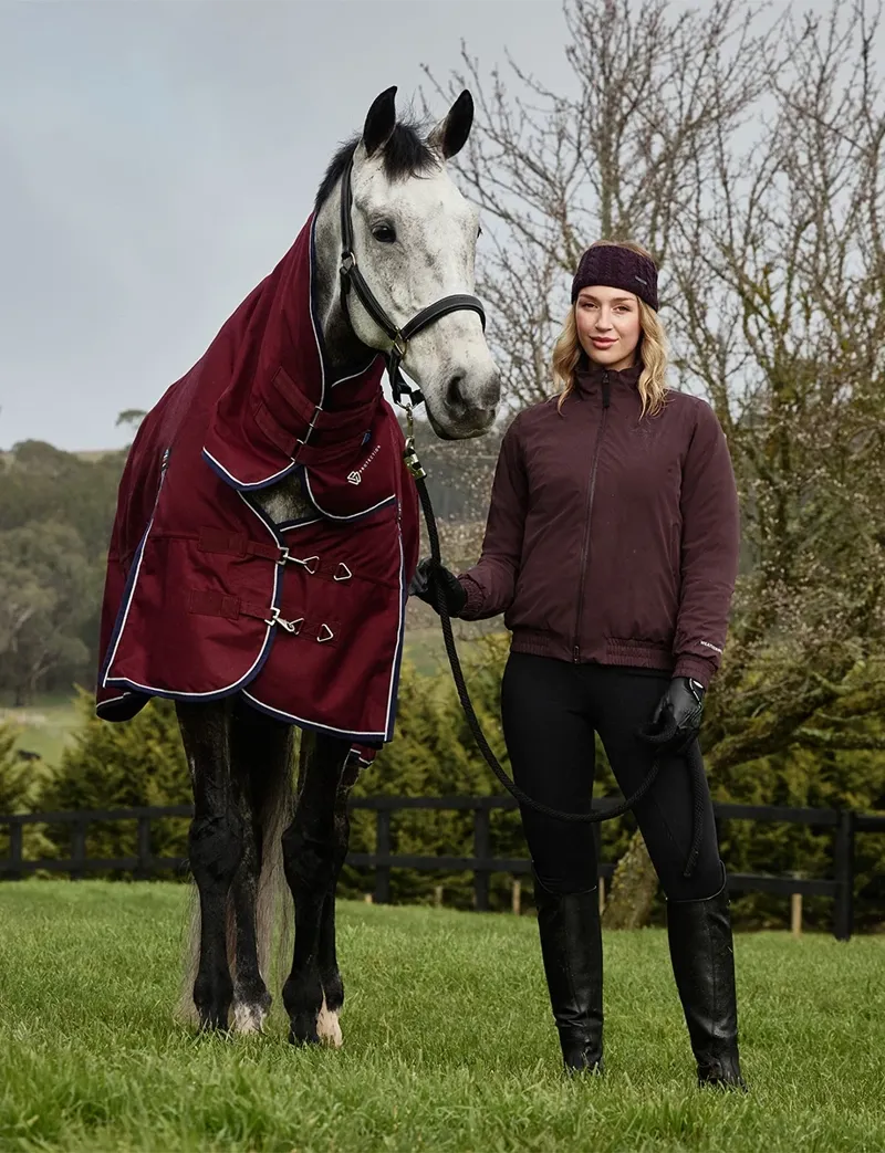 WeatherBeeta Ladies Waterproof Insulated Team Jacket - Blackberry-8