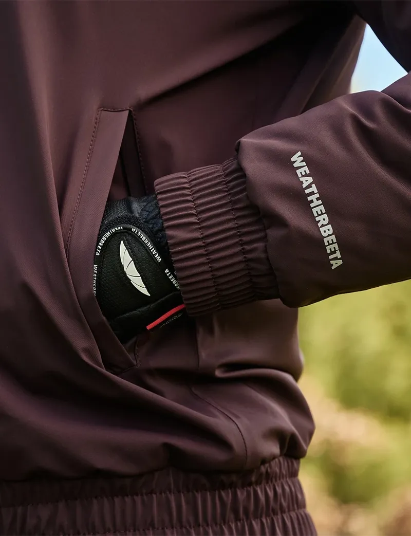 WeatherBeeta Ladies Waterproof Insulated Team Jacket - Blackberry-7