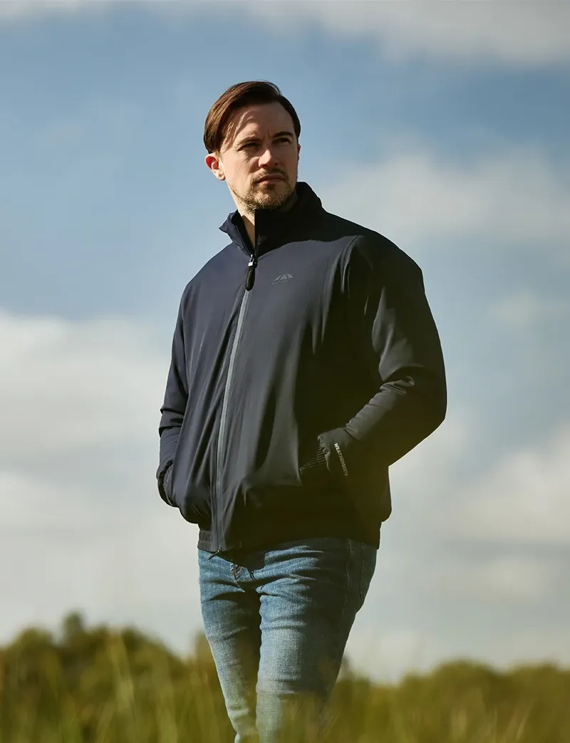 WeatherBeeta Mens Waterproof Insulated Team Jacket - Navy-2