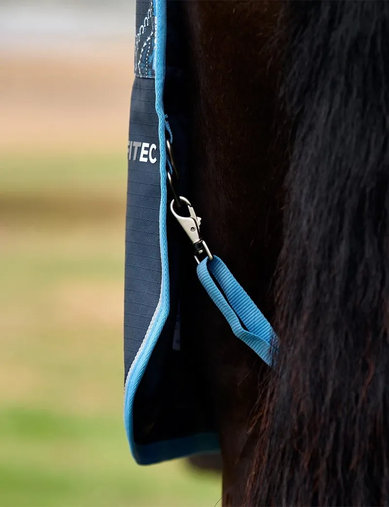 WeatherBeeta ComFiTec Heritage 220g Turnout Rug Detach-A-Neck - Paisley Print-7