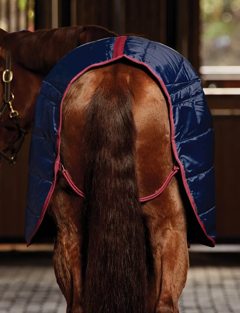 WeatherBeeta Stable Rug 220g - Navy/Burgundy-4