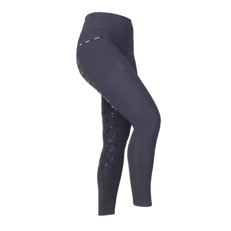 Shires Aubrion React Ladies Rythm Riding Tights - Shadow-1
