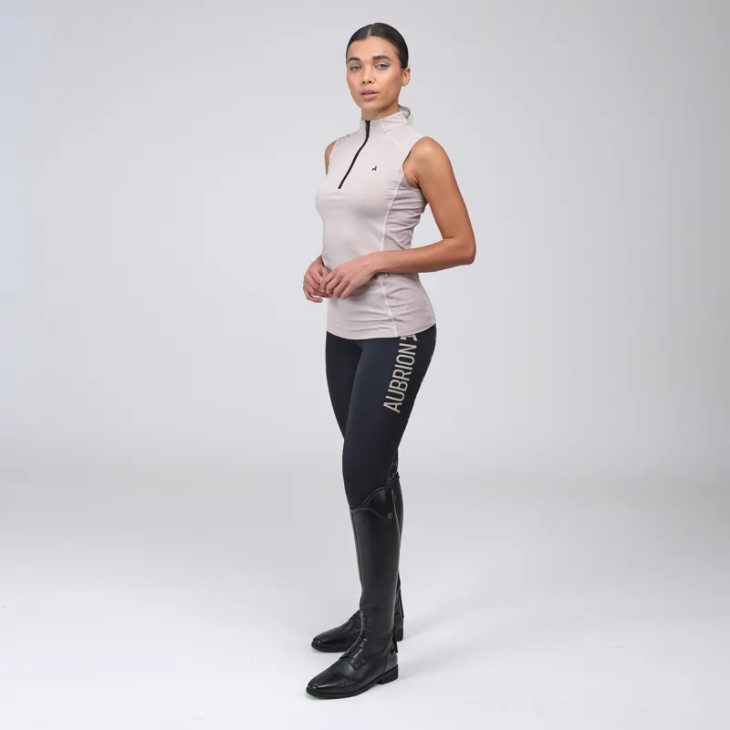 Shires Aubrion React Ladies Rythm Riding Tights - Shadow-5