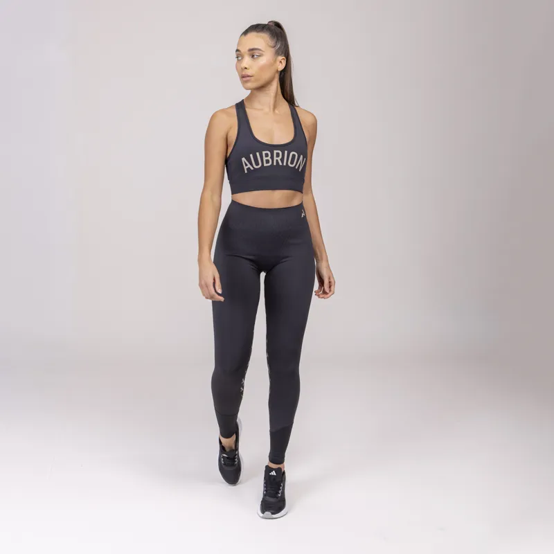 Shires Aubrion React Ladies Sculpt Riding Tights - Shadow-6