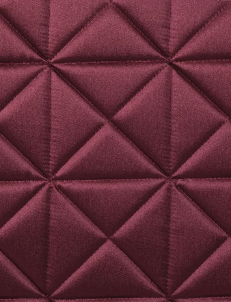 WeatherBeeta Satin Pro Air-Tec Dressage Saddle Pad - Burgundy-9