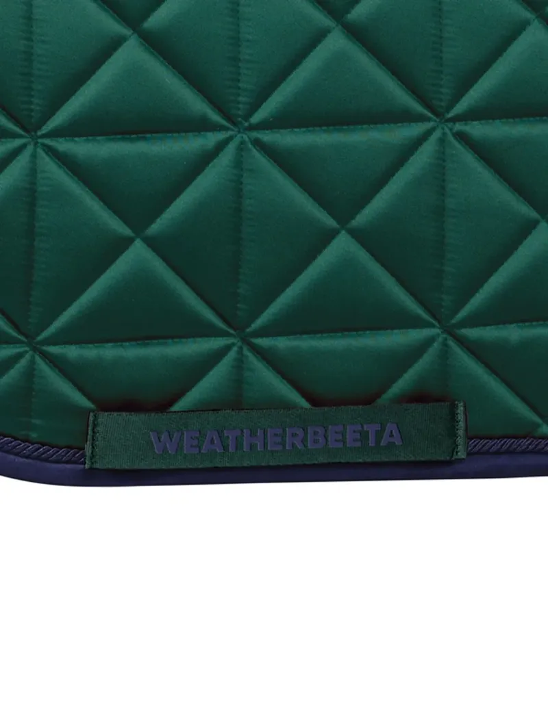 WeatherBeeta Satin Pro Air-Tec Dressage Saddle Pad - Forest Green-3