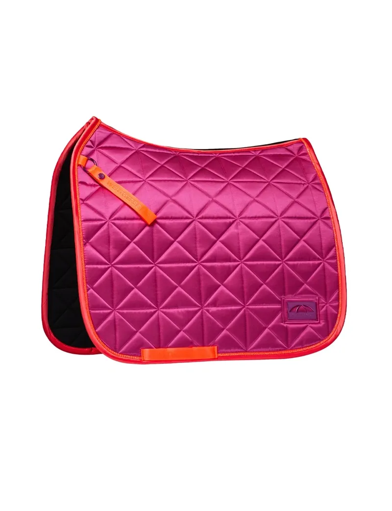 WeatherBeeta Satin Pro Air-Tec Dressage Saddle Pad - Magenta