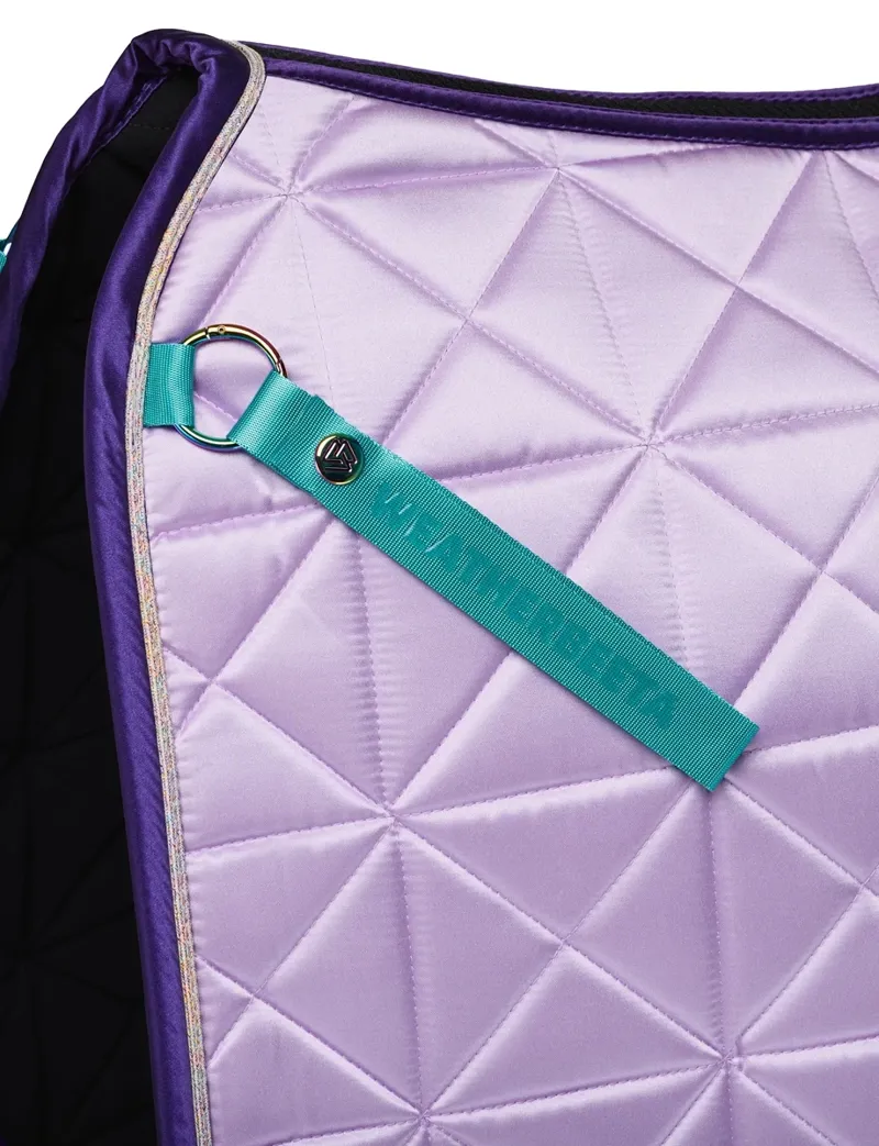 WeatherBeeta Satin Pro Air-Tec Dressage Saddle Pad - Purple-6