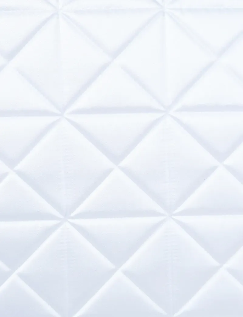 WeatherBeeta Satin Pro Air-Tec Dressage Saddle Pad - White-3