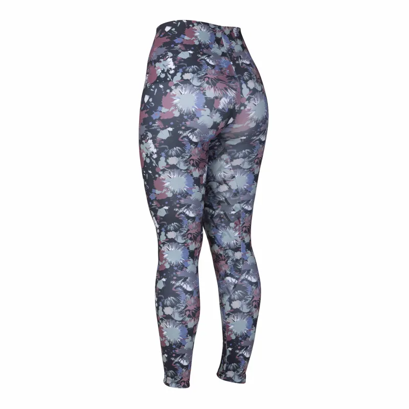 Shires Aubrion React Ladies Sculpt Riding Tights - Abstract-3