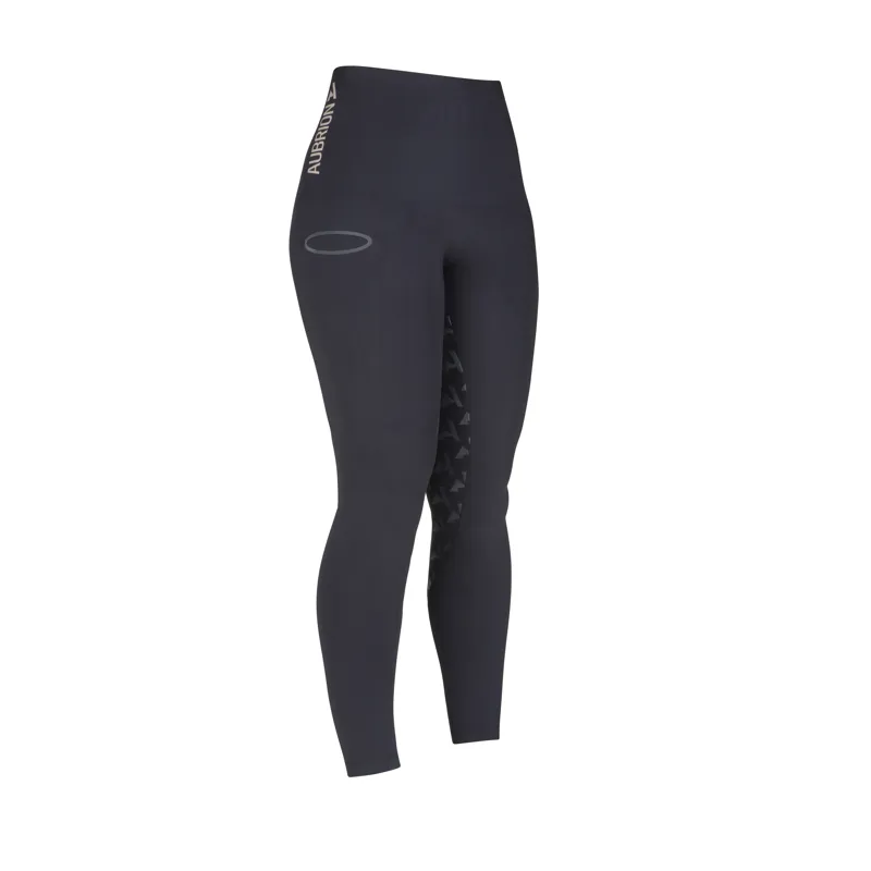Shires Aubrion React Ladies Sculpt Riding Tights - Shadow-1