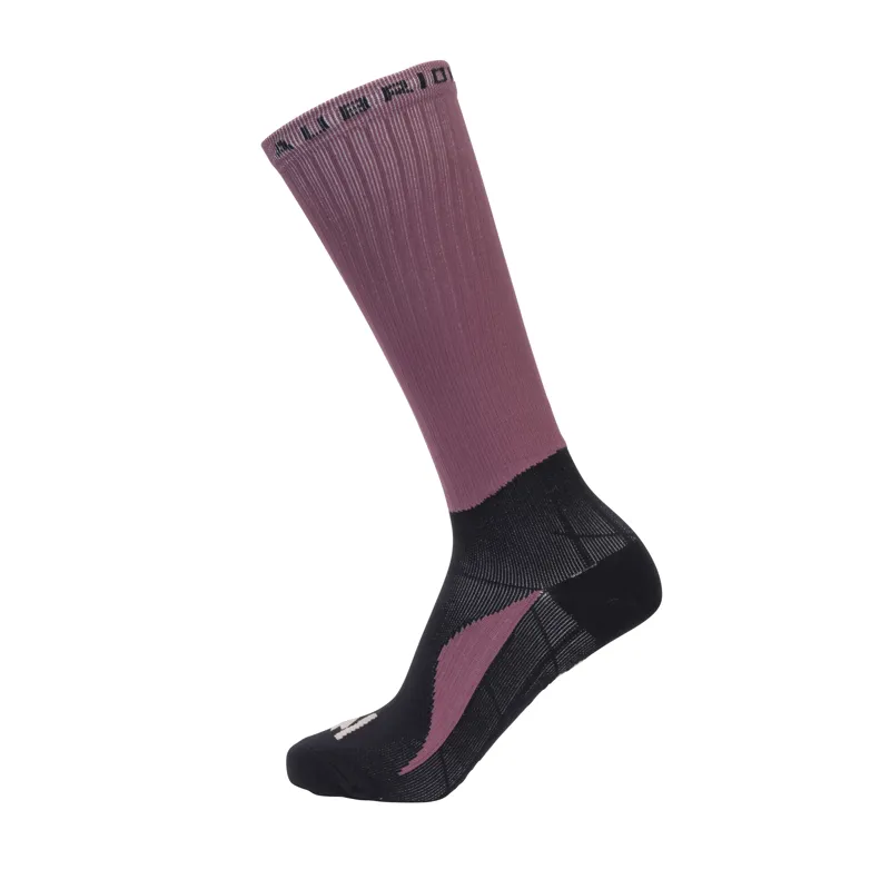 Shires Aubrion React Technical Socks - Mauve-1